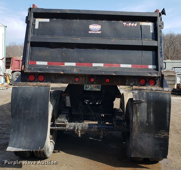 image for item GG9593 1993 Lufkin Ultra-Light end dump trailer