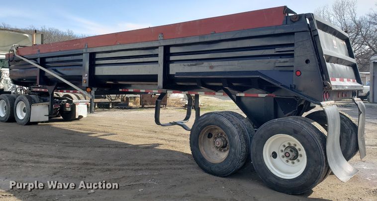 image for item GG9593 1993 Lufkin Ultra-Light end dump trailer