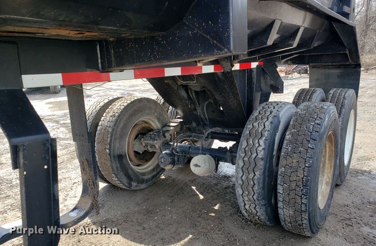 image for item GG9593 1993 Lufkin Ultra-Light end dump trailer