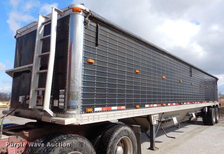 image for item GG9712 2001 Timpte double hopper bottom grain trailer