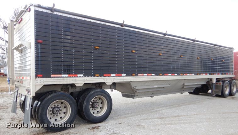 image for item GG9712 2001 Timpte double hopper bottom grain trailer