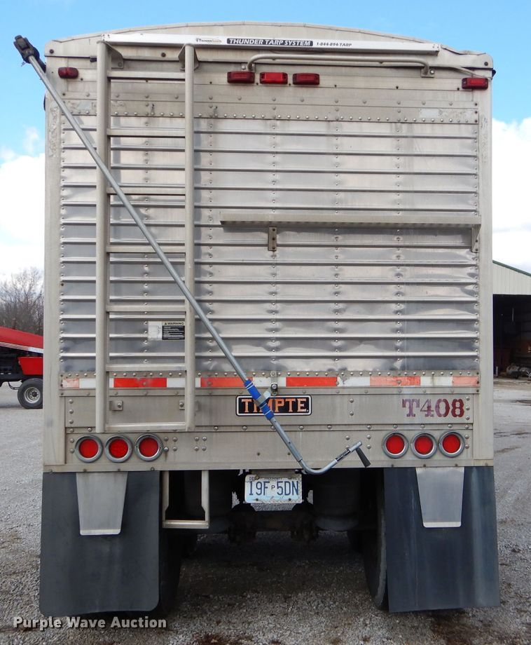 image for item GG9712 2001 Timpte double hopper bottom grain trailer