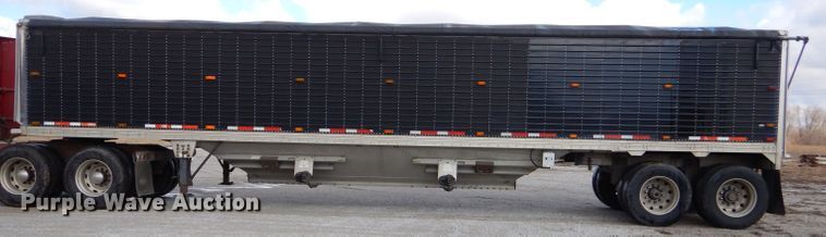 image for item GG9712 2001 Timpte double hopper bottom grain trailer