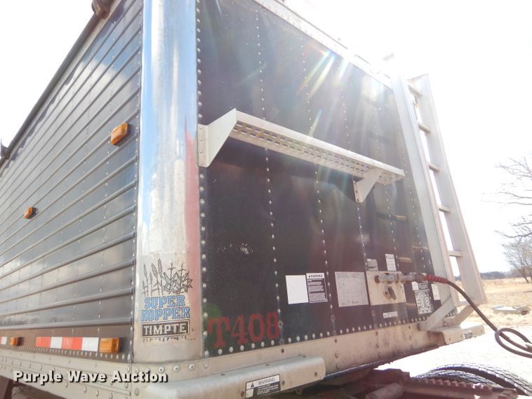 image for item GG9712 2001 Timpte double hopper bottom grain trailer