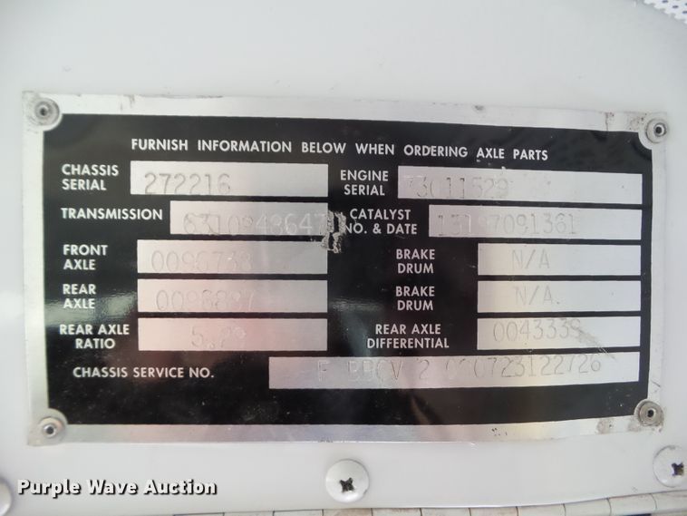 image for item DF0825 2010 Blue Bird Vision school bus