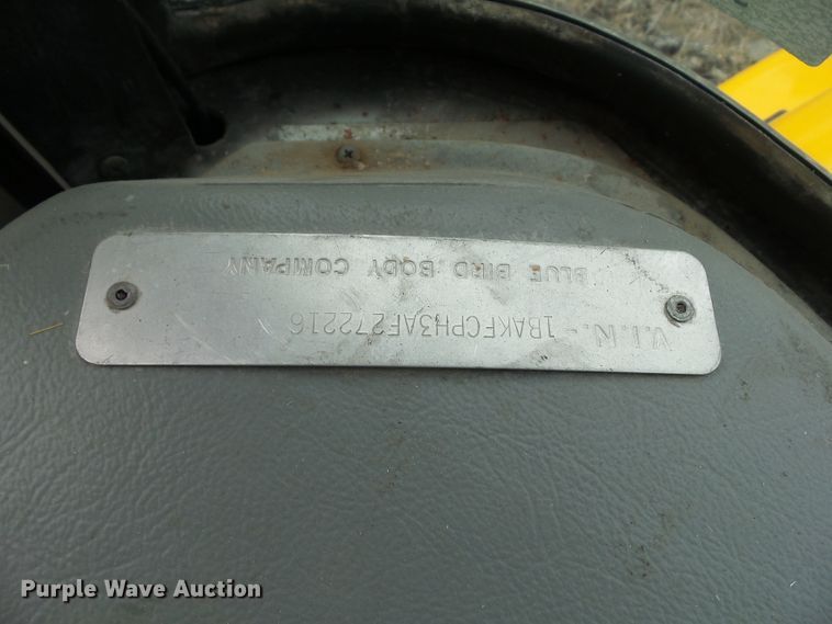 image for item DF0825 2010 Blue Bird Vision school bus