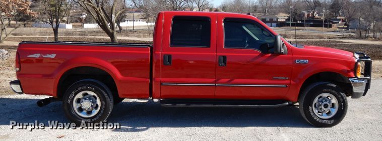 image for item DF5849 1999 Ford F250 Super Duty Crew Cab pickup truck