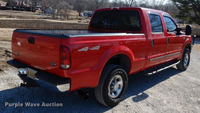 image for item DF5849 1999 Ford F250 Super Duty Crew Cab pickup truck