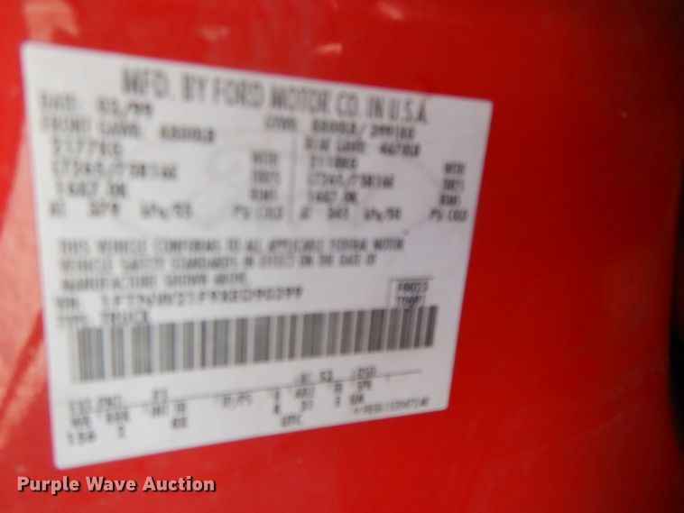 image for item DF5849 1999 Ford F250 Super Duty Crew Cab pickup truck