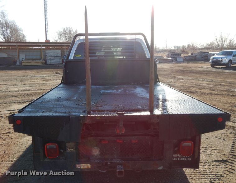 image for item DF5872 2011 Ford F350 Super Duty Crew Cab bale bed pickup truck