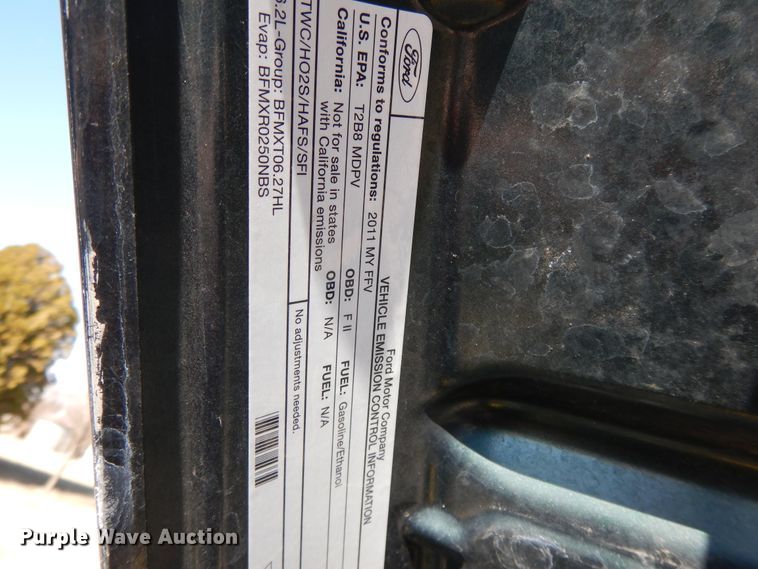 image for item DF5888 2011 Ford F250 Super Duty SuperCab pickup truck