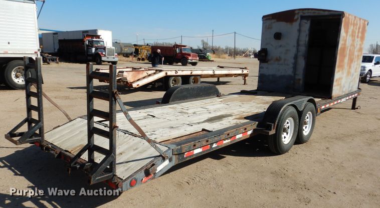 image for item DF7360 1999 Jantz equipment trailer