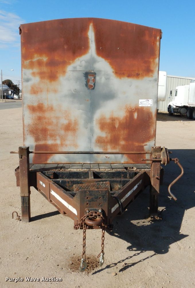 image for item DF7360 1999 Jantz equipment trailer