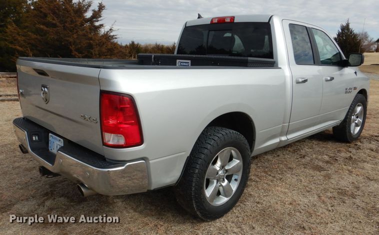 image for item DF7384 2017 Dodge Ram 1500 Big Horn Quad Cab pickup truck