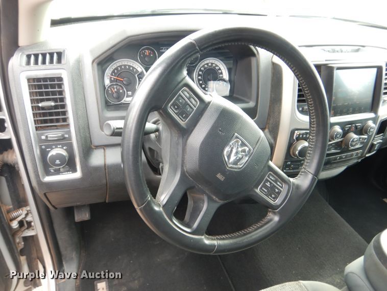 image for item DF7384 2017 Dodge Ram 1500 Big Horn Quad Cab pickup truck