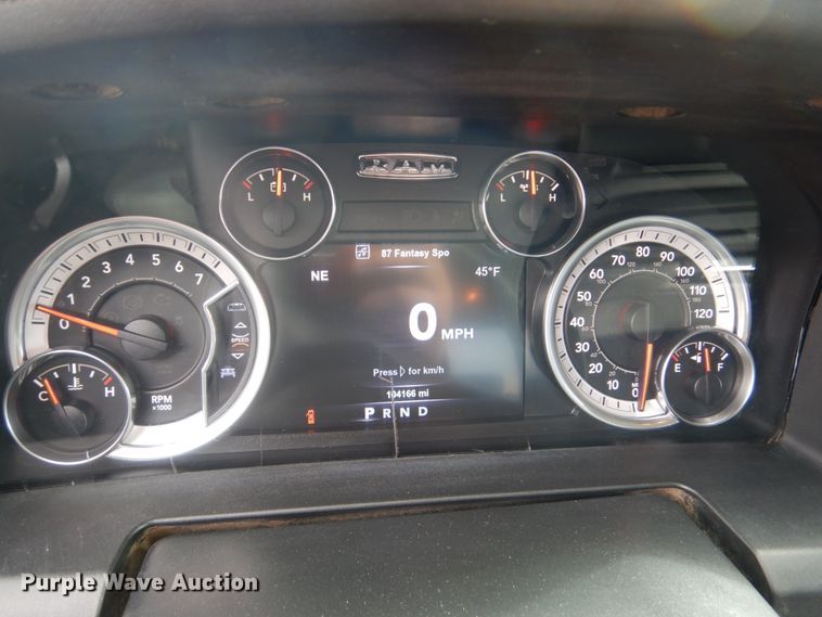 image for item DF7384 2017 Dodge Ram 1500 Big Horn Quad Cab pickup truck