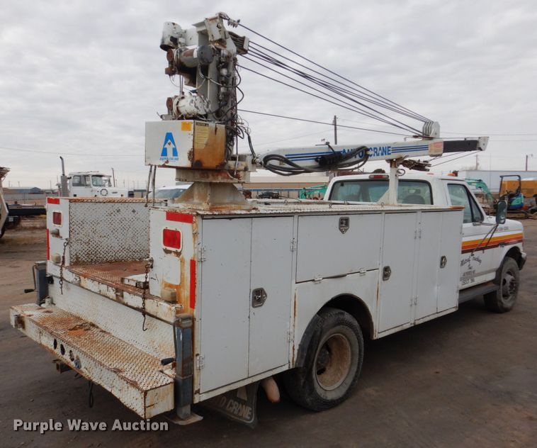 image for item DH4794 1997 Ford F450 Super Duty utility truck