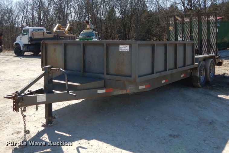 image for item DH5083 2011 Millertime side dump utility trailer
