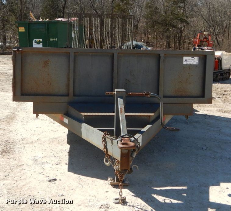 image for item DH5083 2011 Millertime side dump utility trailer