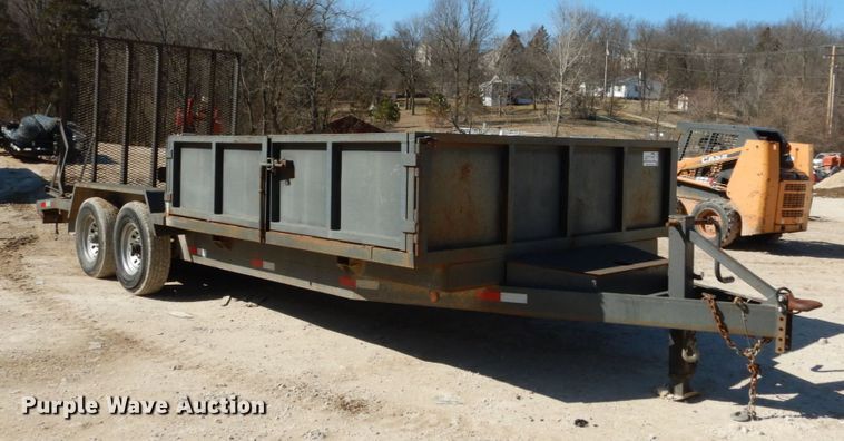 image for item DH5083 2011 Millertime side dump utility trailer
