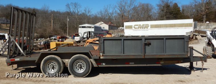image for item DH5083 2011 Millertime side dump utility trailer