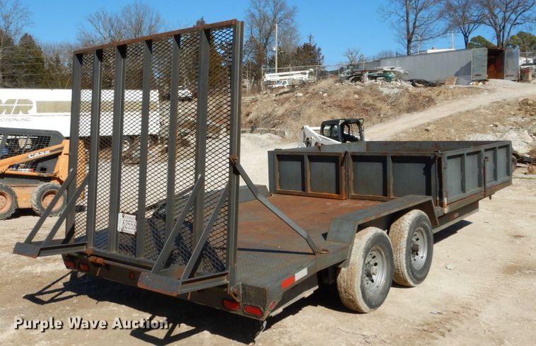 image for item DH5083 2011 Millertime side dump utility trailer