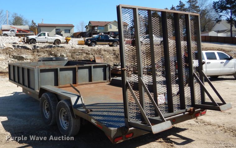 image for item DH5083 2011 Millertime side dump utility trailer