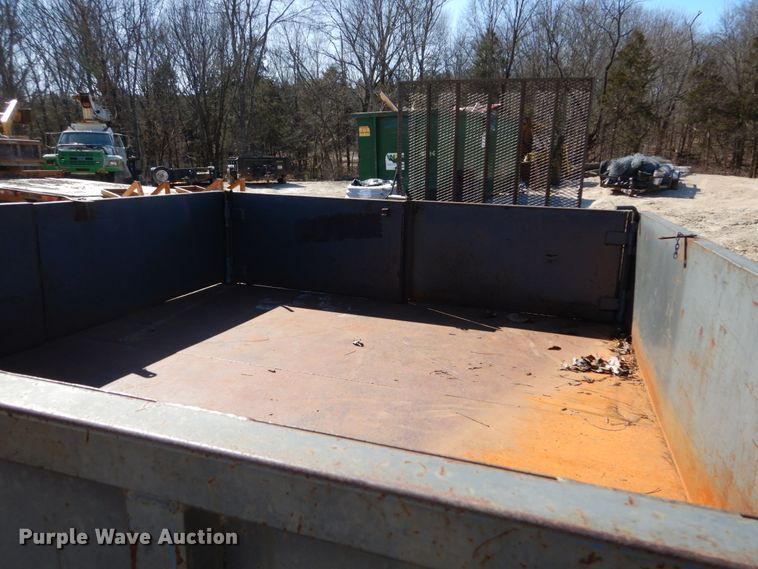 image for item DH5083 2011 Millertime side dump utility trailer