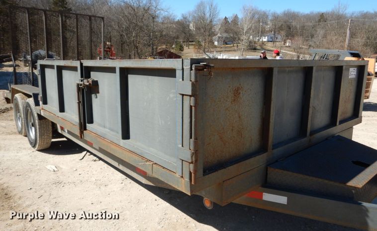 image for item DH5083 2011 Millertime side dump utility trailer