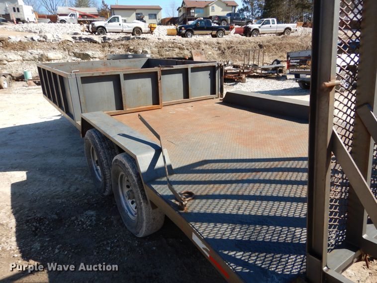 image for item DH5083 2011 Millertime side dump utility trailer