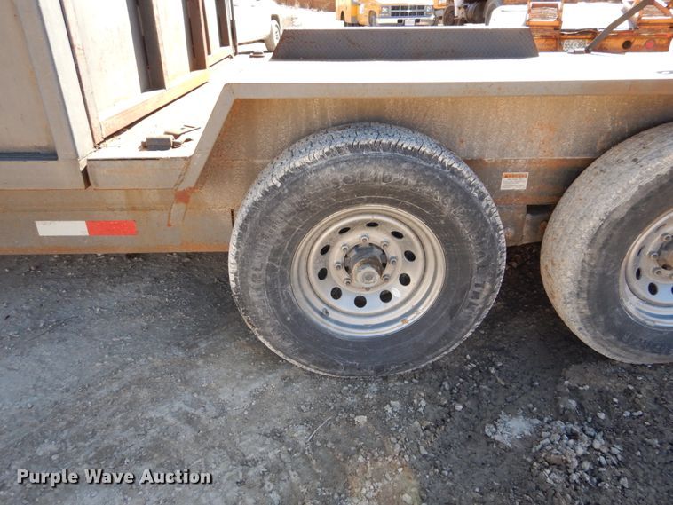 image for item DH5083 2011 Millertime side dump utility trailer