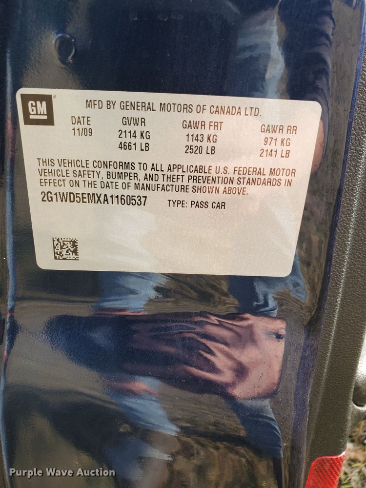 image for item DH5084 2010 Chevrolet Impala Police Cruiser