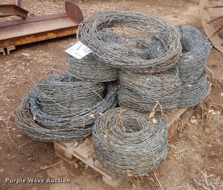 image for item DH8474 (8) rolls of barbed wire