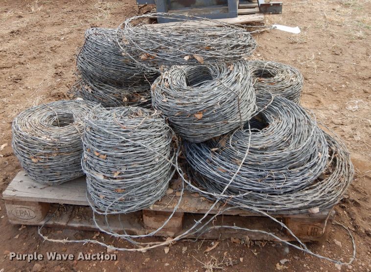 image for item DH8474 (8) rolls of barbed wire
