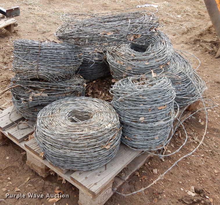 image for item DH8474 (8) rolls of barbed wire