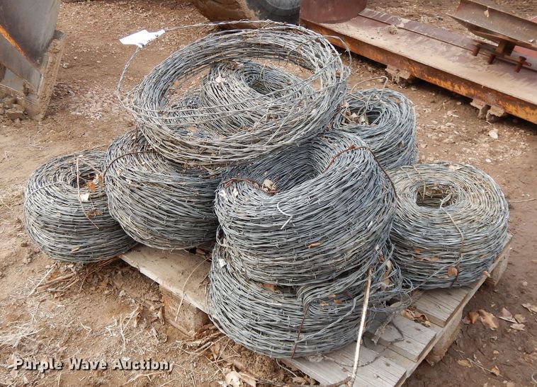 image for item DH8474 (8) rolls of barbed wire