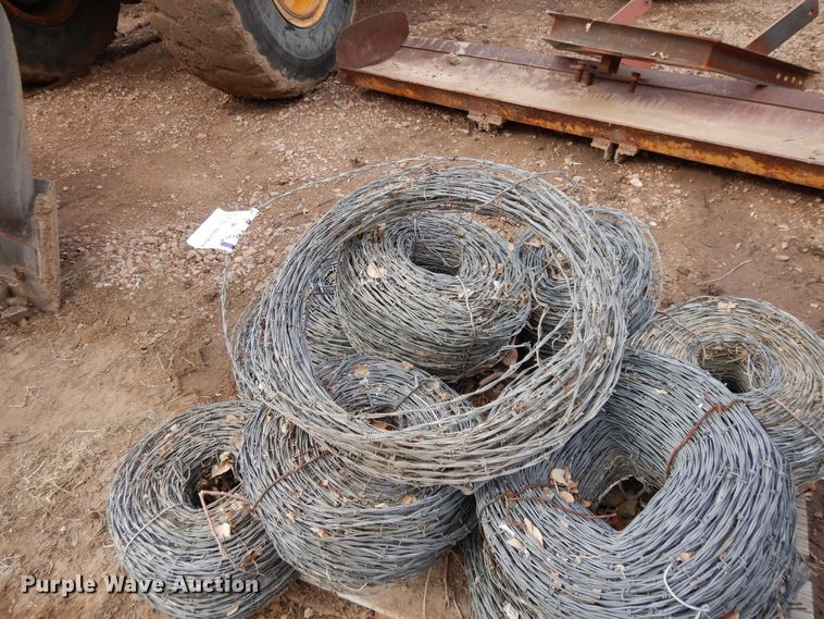 image for item DH8474 (8) rolls of barbed wire