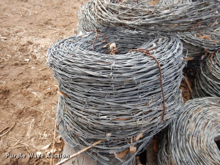 image for item DH8474 (8) rolls of barbed wire