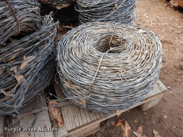 image for item DH8474 (8) rolls of barbed wire