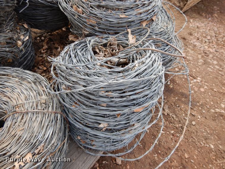 image for item DH8474 (8) rolls of barbed wire