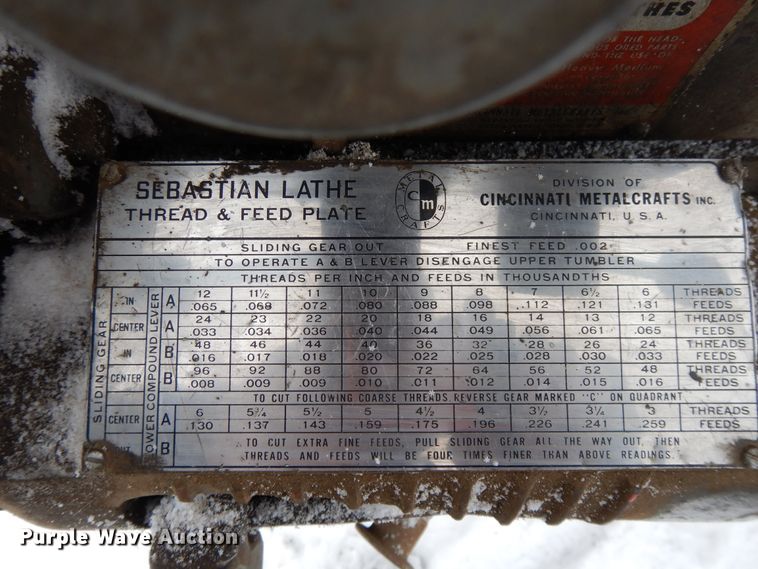 image for item DH8498 Sebastian lathe