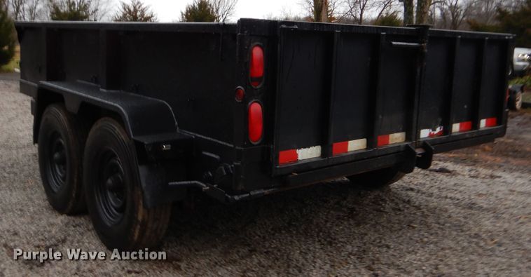 image for item DI2466 Shopbuilt dump trailer