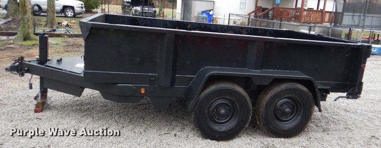 image for item DI2466 Shopbuilt dump trailer