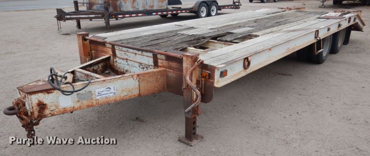 image for item DJ2999 1993 Belshe T-24AP equipment trailer