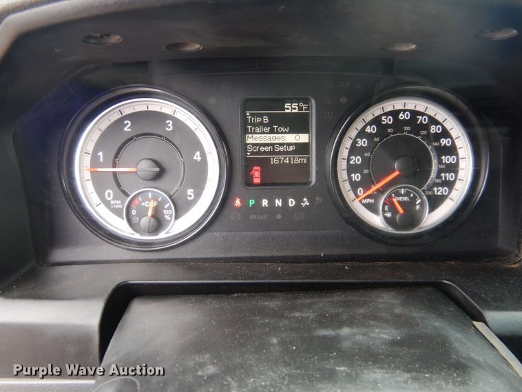 image for item DJ8751 2017 Dodge Ram 5500 Crew Cab winch truck