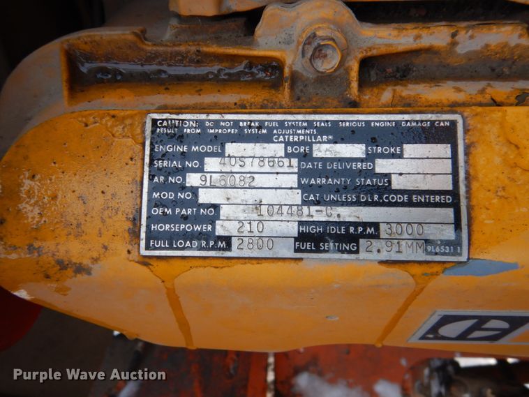 image for item DV9409 1978 Oshkosh P-2323-4 snow blower truck