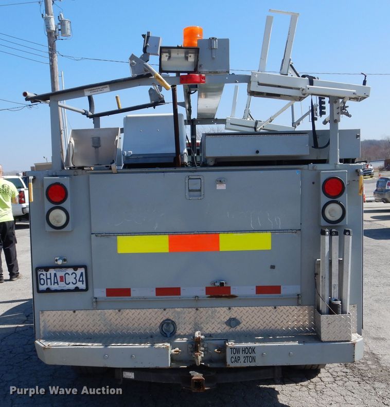 image for item EK9197 2008 Ford F350 XL Super Duty utility bed pickup truck