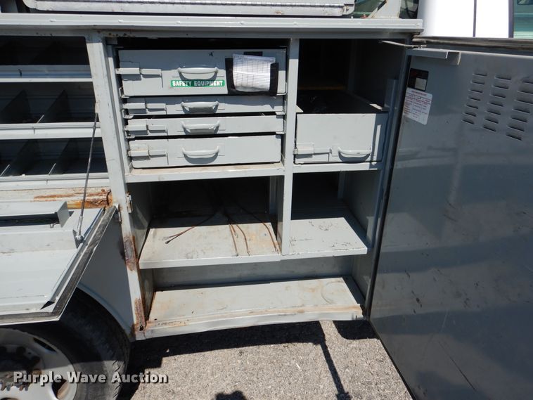 image for item EK9197 2008 Ford F350 XL Super Duty utility bed pickup truck