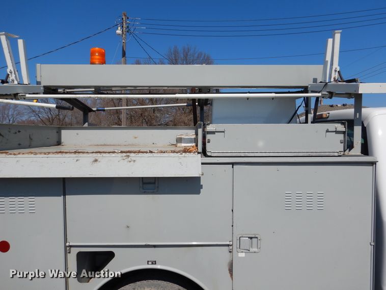 image for item EK9197 2008 Ford F350 XL Super Duty utility bed pickup truck