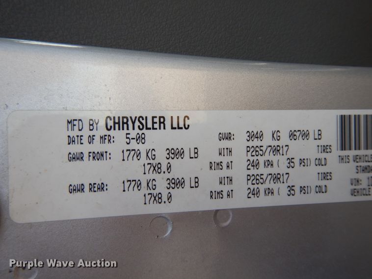 image for item ER9939 2008 Dodge Ram 1500 Quad Cab pickup truck